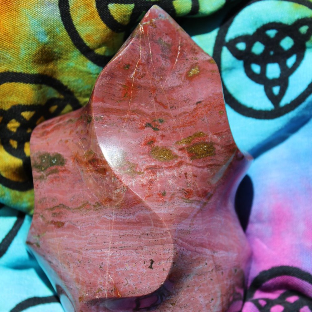 Sea Jasper (Ocean Jasper) Flame